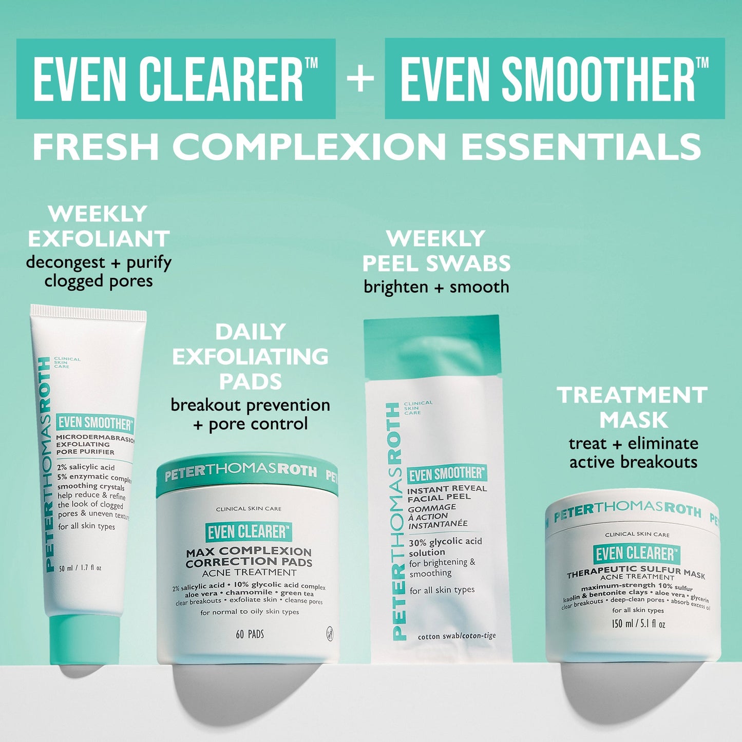 Even Smoother™ Instant Reveal Facial Peel|8 cotton swabs